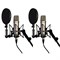 RODE NT1A-MP подобранная пара студийных конденсаторных микрофонов NT1-A. В комплекте 2 шт антивибрационных крепления типа "Паук" SM-6 с ПОП-фильтром, 2шт XLR-кабели (6м), - фото 153405