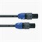 Cordial CPL 10 LL спикерный кабель Speakon 4-контактный/Speakon 4-контактный, разъемы Neutrik, CLS225 10.0 м, черный - фото 154928