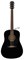 FENDER CD-60S Black WN акустическая гитара, цвет черный - фото 159928