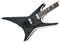 JACKSON JS32 WR, AH FB - BLACK W/WHITE BEVELS электрогитара, цвет черный с белыми гранями - фото 160492