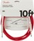FENDER 10' OR INST CABLE FRD инструментальный кабель, красный, 10' (3,05 м) - фото 161339