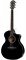 TAYLOR 214CE-BLK DLX электроакустическая гитара, цвет чёрный, в комплекте кейс - фото 161477