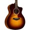 TAYLOR 114ce-SB электроакустическая гитара, цвет санбёрст, в комплекте чехол - фото 162089