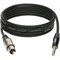 KLOTZ GRG1FP03.0 GREYHOUND готовый микрофонный кабель, разъемы Klotz XLR мама - Stereo Jack, длина 3 м - фото 162117