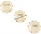 FENDER KNOBS, STRAT SET, AGED WHT, LH набор ручек на регуляторы для гитар - фото 162973