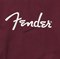 FENDER SPAGHETTI LOGO PULLOVER, MAROON XXL пуловер, цвет бордовый, размер XXL - фото 163680