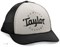 TAYLOR 00388 Trucker Cap, Black/White Кепка с логотипом Taylor, цвет черный/белый - фото 164239