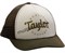 TAYLOR 00389 Trucker Cap, Olive/Cream Кепка с логотипом Taylor, хаки/бежевый - фото 164240