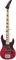 JACKSON CBXNTM V - FIESTA RED 5-струнная бас-гитара, цвет красный (белый пикгард) - фото 164435