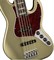 FENDER AM ELITE J BASS V EB SATIN JPM 5-струнная бас-гитара, цвет зеленый металлик, в комплекте кейс - фото 164781