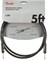FENDER FENDER 5' INST CABLE BLK инструментальный кабель, черный, 5' (1,52 м) - фото 164987