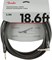 FENDER FENDER 18.6' ANG INST CBL BLK инструментальный кабель, черный, 18,6' (5,7 м) - фото 164997