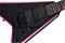 JACKSON RRX24 - BLK W NPK BVLS электрогитара Randy Rhoads, цвет черный с розовыми полосами. - фото 166059