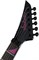 JACKSON RRX24 - BLK W NPK BVLS электрогитара Randy Rhoads, цвет черный с розовыми полосами. - фото 166062