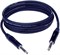 KLOTZ B4PP1-0300 кабель с никелированными разъёмами Stereo Jack (6,3), основа MY206, гибкая оболочка из ПВХ, 3 м, чёрный - фото 166180