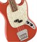FENDER VINTERA '60S MUSTANG BASS®, PAU FERRO FINGERBOARD, FIESTA RED 4-струнная бас-гитара, цвет красный, в комплекте чехол - фото 166338