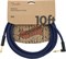 FENDER 10' ANG CABLE, BLUE DREAM инструментальный кабель, цвет синий, 10' (3,05 м) - фото 166553