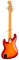 FENDER American Ultra Jazz Bass® V, Maple Fingerboard, Plasma Red Burst электрогитара, цвет красный в комплекте кейс - фото 166885