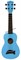 KALA MK-SD/LBL MAKALA LIGHT BLUE DOLPHIN UKULELE укулеле сопрано, цвет голубой - фото 167003
