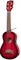 KALA MK-SD/RDBURST MAKALA RED BURST DOLPHIN UKULELE укулеле сопрано, цвет Red Burst - фото 167052