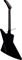 GIBSON EXPLORER CUSTOM W/ EBONY FINGERBOARD GLOSS электрогитара, цвет черный, в комплекте кейс - фото 167500