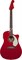 FENDER SONORAN SCE CANDY APPLE RED WITH MATCHING HEADSTOCK электро-акустическая гитара, цвет красный металлик - фото 19082