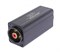 Адаптер XLR 3 контакта штекер - RCA гнездо, 200/200 ом, красный изолятор - фото 202319
