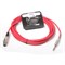 Invotone ACM1005R - Микрофонный кабель, длина 5 м, разъемы моно джек- XLR3F (красный) - фото 22302