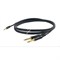 PROEL CHLP170LU15 - сценический кабель, 2 х 6,3 джек моно <-> 3.5 джек стерео, длина - 1.5м - фото 22661