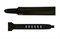 Perri's DL-625-226 - Кожаный ремень c мягкой накладкой  (2,5") для  басгитары (чёрный) - фото 25756