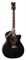 Dean EQA TBK - электроакустическая гитара,EQ,тюнер,корпус ясень, цвет черный - фото 31374