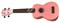 WIKI UK10G/PK - гитара укулеле сопрано, клен, цвет - розовый глянец, чехол в комплекте - фото 31436