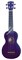WIKI UK10G/VLT - гитара укулеле сопрано, клен, цвет - фиолетовый глянец, чехол в комплекте - фото 31438