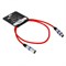 INVOTONE ACM1102/R - микрофонный кабель, XLR(папа) <-> XLR(мама),  длина 2 м (красный) - фото 38138