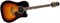TAKAMINE G70 SERIES GD71CE-BSB электроакустическая гитара типа DREADNOUGHT CUTAWAY, цвет санберст - фото 42874