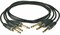 KLOTZ PP-JJ0030 3 патч кабеля для соединения педалей, дл 30 см, разъёмы mono jack (TS) KLOTZ (прямые) - фото 43685