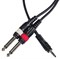 ROCKDALE XC-002-3M готовый компонентный кабель, разъёмы stereo mini jack папа x 2 mono jack папа длина 3 м - фото 43713