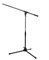 ROCKDALE 3607 низкая микрофонная стойка-журавль, высота 52-76 см, журавль 80 см, металл, чёрная - фото 44288