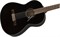 Fender CN-60S Nylon Black LR Классическая гитара, топ массив ели, цвет черный - фото 44704