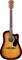 FENDER FA-125CE Dreadnought, Sunburst электроакустическая гитара, цвет санберст - фото 44713