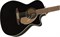 Fender Newporter Player JTB Электроакустическая гитара, цвет черный - фото 44732