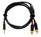 Cordial CFY 0.9 WCC кабель Y-адаптер джек стерео 3.5мм—2xRCA, 0.9м, черный - фото 45544