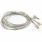 SHURE EAC46CLS отсоединяемый кабель для наушников SE846, прозрачный, посеребренные MMCX коннекторы - фото 58247