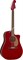 Fender Redondo Player CAR Электроакустическая гитара, цвет красный металлик - фото 62591