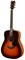 YAMAHA FG800BS акустическая гитара, цвет BROWN SUNBURST - фото 63384