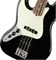 FENDER AM PRO JAZZ BASS LH RW BK бас-гитара American Pro Jazz Bass, леворукая, цвет черный, кленовая накладка грифа - фото 63568