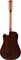 FENDER CD-140SCE-12 NAT WC электроакустическая гитара 12 струнная, топ - массив ели, цвет натуральный, с кейсом - фото 63673