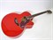 Gretsch G5022CE Rancher™ Jumbo Cutaway Electric, RW F-board, Fishman PU, Savannah Sunset Электроакустическая гитара, цв. красный - фото 63822