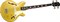 EPIPHONE 'Jack Casady' BASS MG бас-гитара 4-струнная, цвет золотой металлик - фото 64148