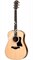 TAYLOR 110e 100 Series, гитара электроакустическая, форма корпуса дредноут, мягкий чехол - фото 64389